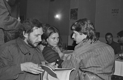 "Construction in Process" exhibition, Ł&oacute;dź, 1981
