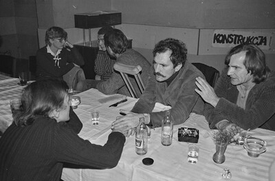 "Construction in Process" exhibition, Ł&oacute;dź, 1981