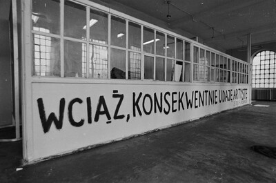 "Construction in Process" exhibition, Ł&oacute;dź, 1981