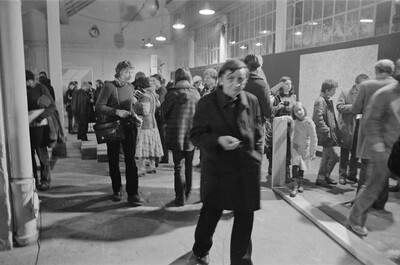 "Construction in Process" exhibition, Ł&oacute;dź, 1981