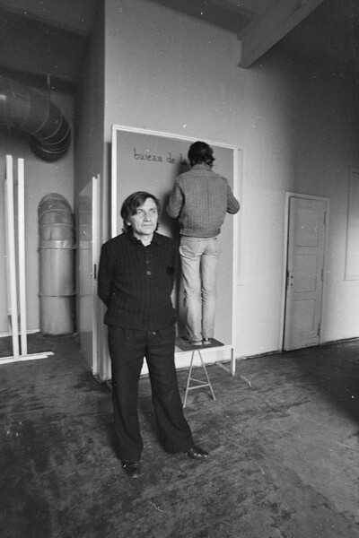 "Construction in Process" exhibition, Ł&oacute;dź, 1981