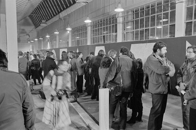 "Construction in Process" exhibition, Ł&oacute;dź, 1981