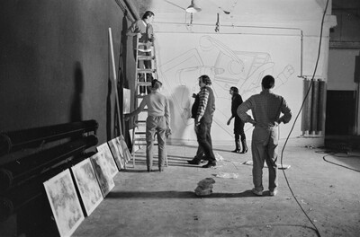 "Construction in Process" exhibition, Ł&oacute;dź, 1981