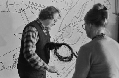 "Construction in Process" exhibition, Ł&oacute;dź, 1981