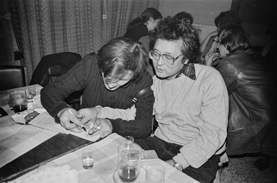 "Construction in Process" exhibition, Ł&oacute;dź, 1981