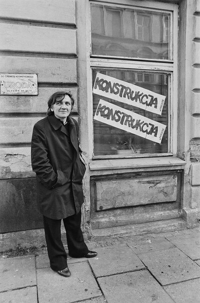 "Construction in Process" exhibition, Ł&oacute;dź, 1981