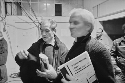 "Construction in Process" exhibition, Ł&oacute;dź, 1981