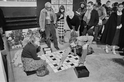"Construction in Process" exhibition, Ł&oacute;dź, 1981