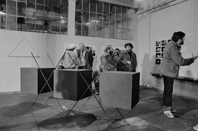 "Construction in Process" exhibition, Ł&oacute;dź, 1981