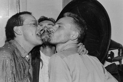 Wystawa &bdquo;Konstrukcja w procesie&rdquo; (otwarcie), Łódź, 1990