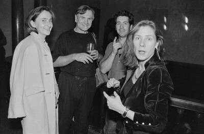 Exhibition "Construction in Process" (opening), Ł&oacute;dź, 1990