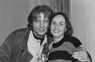 Exhibition "Construction in Process" (opening), Ł&oacute;dź, 1990