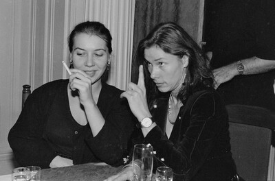 Exhibition "Construction in Process" (opening), Ł&oacute;dź, 1990