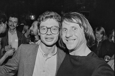 Exhibition "Construction in Process" (opening), Ł&oacute;dź, 1990