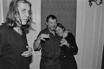 Exhibition "Construction in Process" (opening), Ł&oacute;dź, 1990