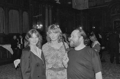 Exhibition "Construction in Process" (opening), Ł&oacute;dź, 1990