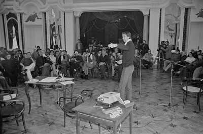 "Construction in Process" exhibition, Ł&oacute;dź, 1981