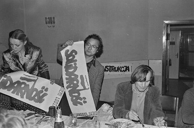 "Construction in Process" exhibition, Ł&oacute;dź, 1981
