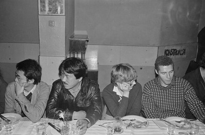 "Construction in Process" exhibition, Ł&oacute;dź, 1981