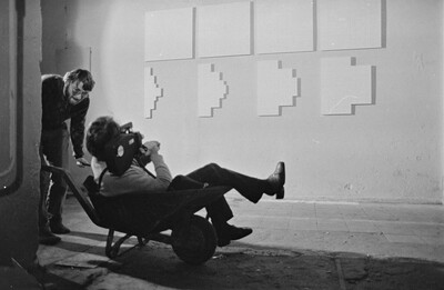 "Construction in Process" exhibition, Ł&oacute;dź, 1981