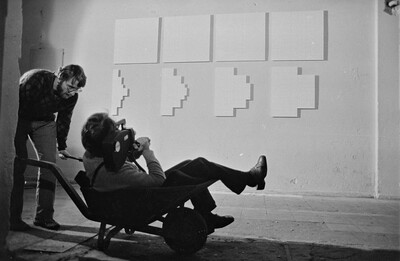"Construction in Process" exhibition, Ł&oacute;dź, 1981