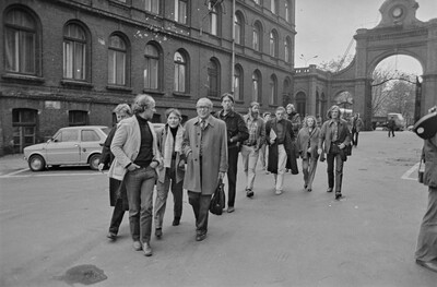 "Construction in Process" exhibition, Ł&oacute;dź, 1981